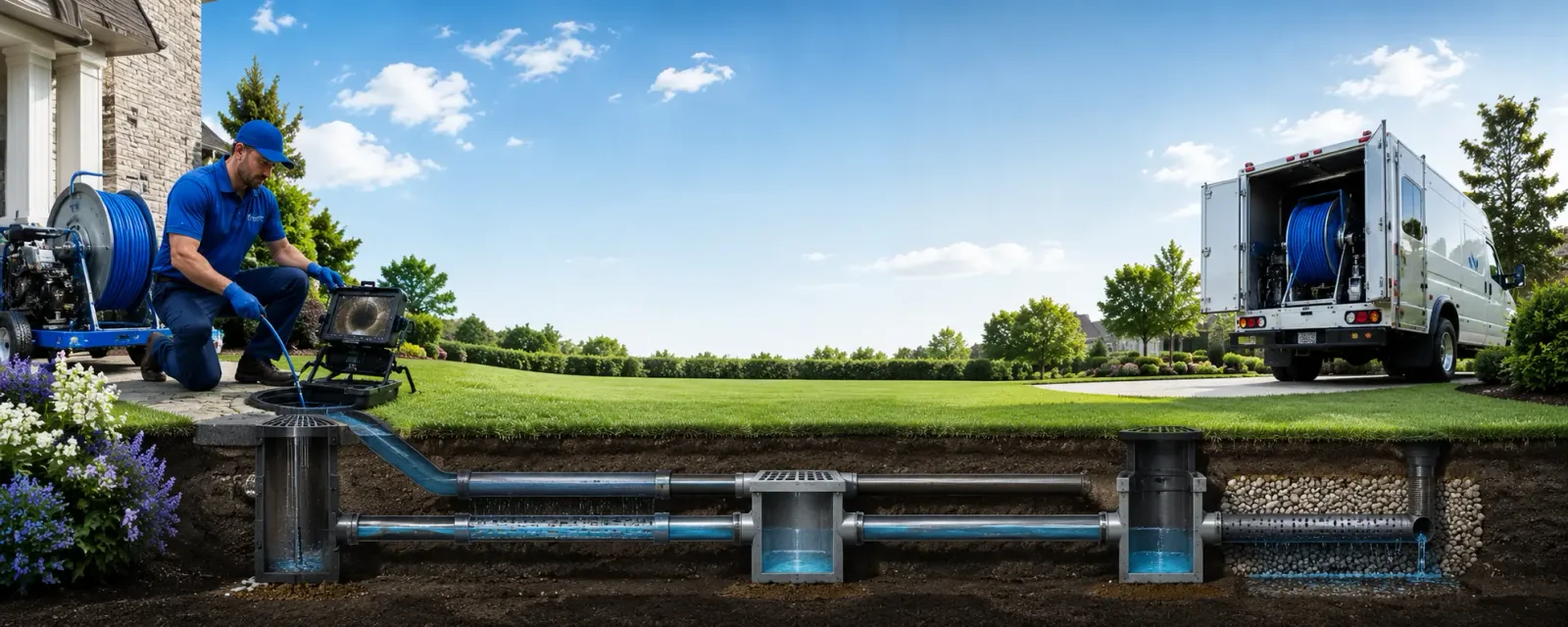 Outdoor drain cleaning information for Neely, MS